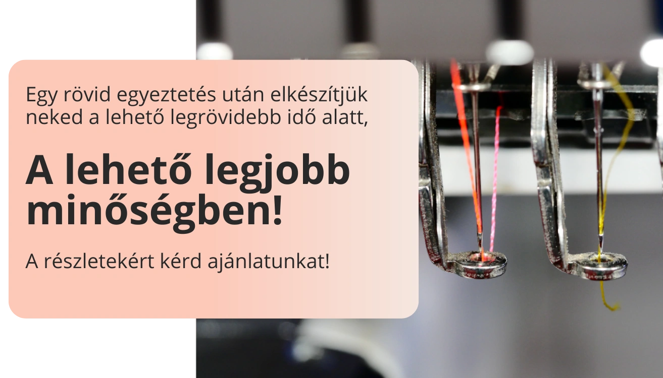 Egy rövid egyeztetés után elkészítjük neked