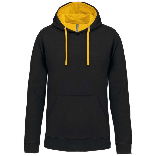 MEN'S CONTRAST HOODED SWEATSHIRT