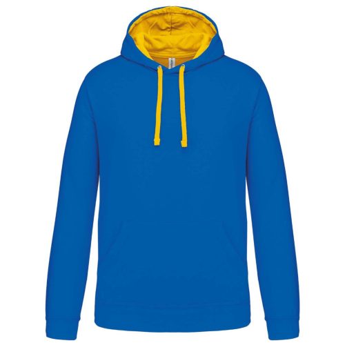 MEN'S CONTRAST HOODED SWEATSHIRT