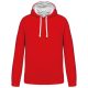 MEN'S CONTRAST HOODED SWEATSHIRT