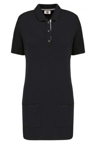 LADIES’ SHORT-SLEEVED LONGLINE POLO SHIRT