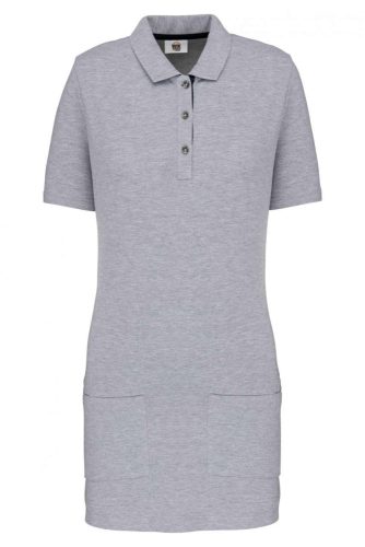 LADIES’ SHORT-SLEEVED LONGLINE POLO SHIRT