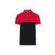 UNISEX ECO-FRIENDLY TWO-TONE SHORT SLEEVE POLO SHIRT