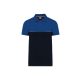 UNISEX ECO-FRIENDLY TWO-TONE SHORT SLEEVE POLO SHIRT
